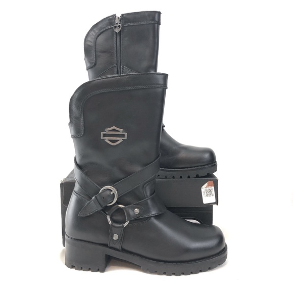 Harley Davidson Motorcycle Boots - Picture 1 of 16